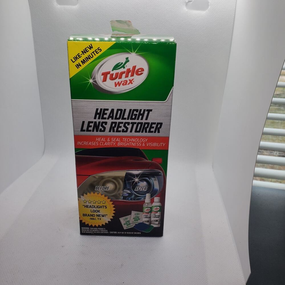 Turtle Wax T240KT Headlight Lens Restorer Kit Restorer Oxidation Cleaner Repair